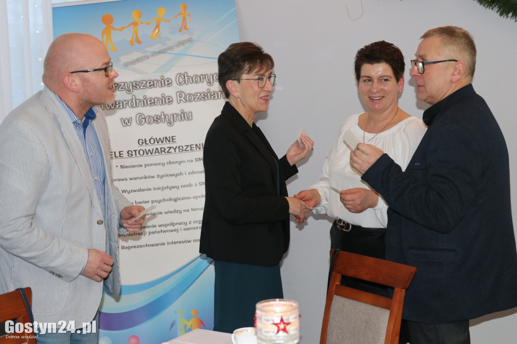 Spotkanie wigilijne stowarzyszenia chorych na stwardnienie rozsiane
