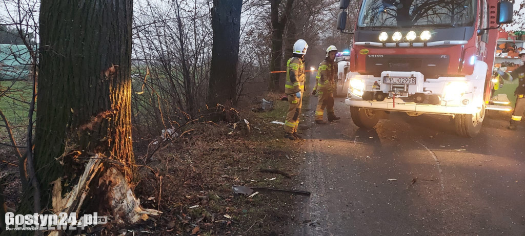 Zdarzenie na trasie Dobrzyca - Koźmin Wlkp.