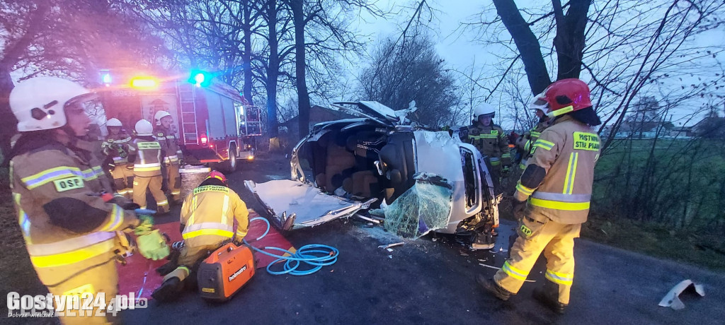 Zdarzenie na trasie Dobrzyca - Koźmin Wlkp.