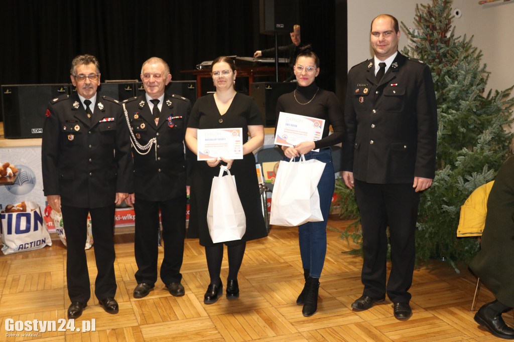Rozstrzygnięcie konkursu i świąteczna zajęcia z ZOSP RP Piaski