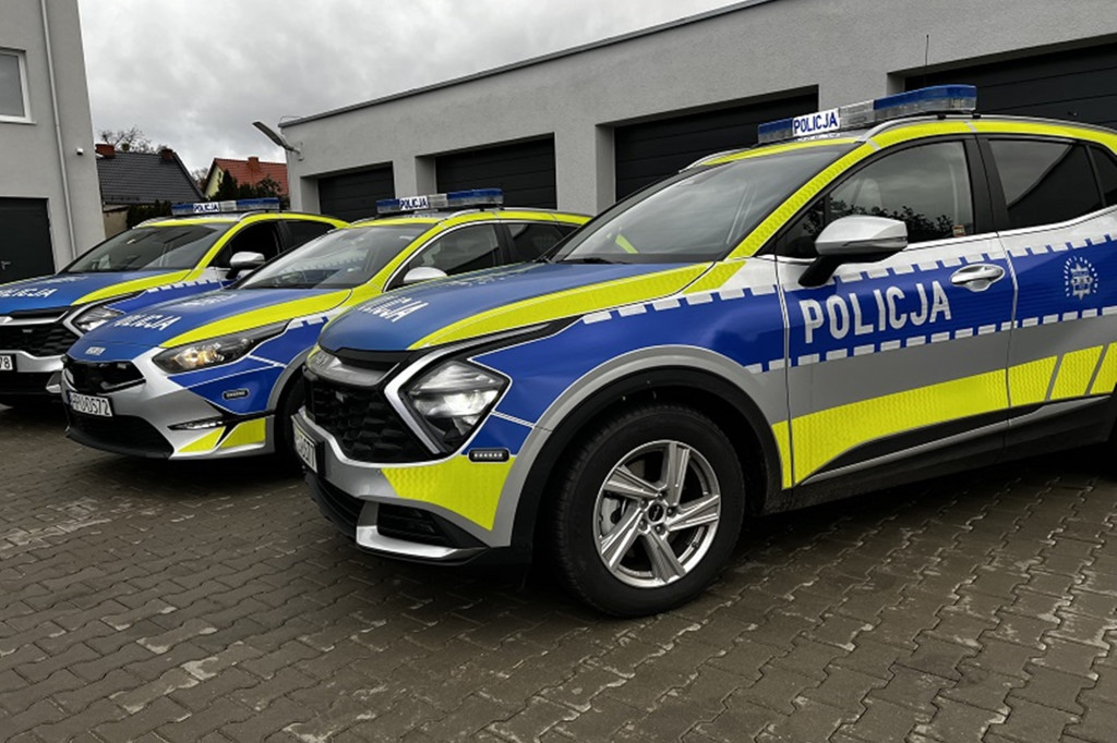 Nowe radiowozy w KPP Gostyń