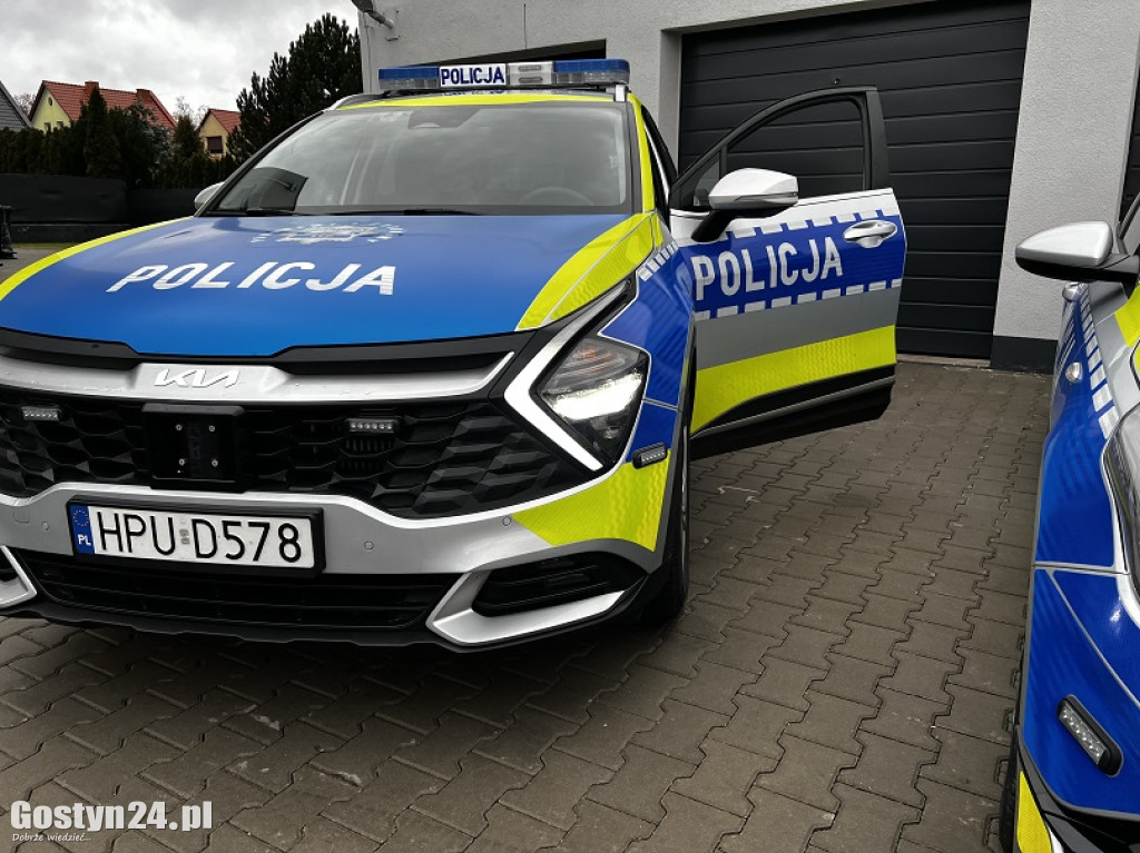 Nowe radiowozy w KPP Gostyń
