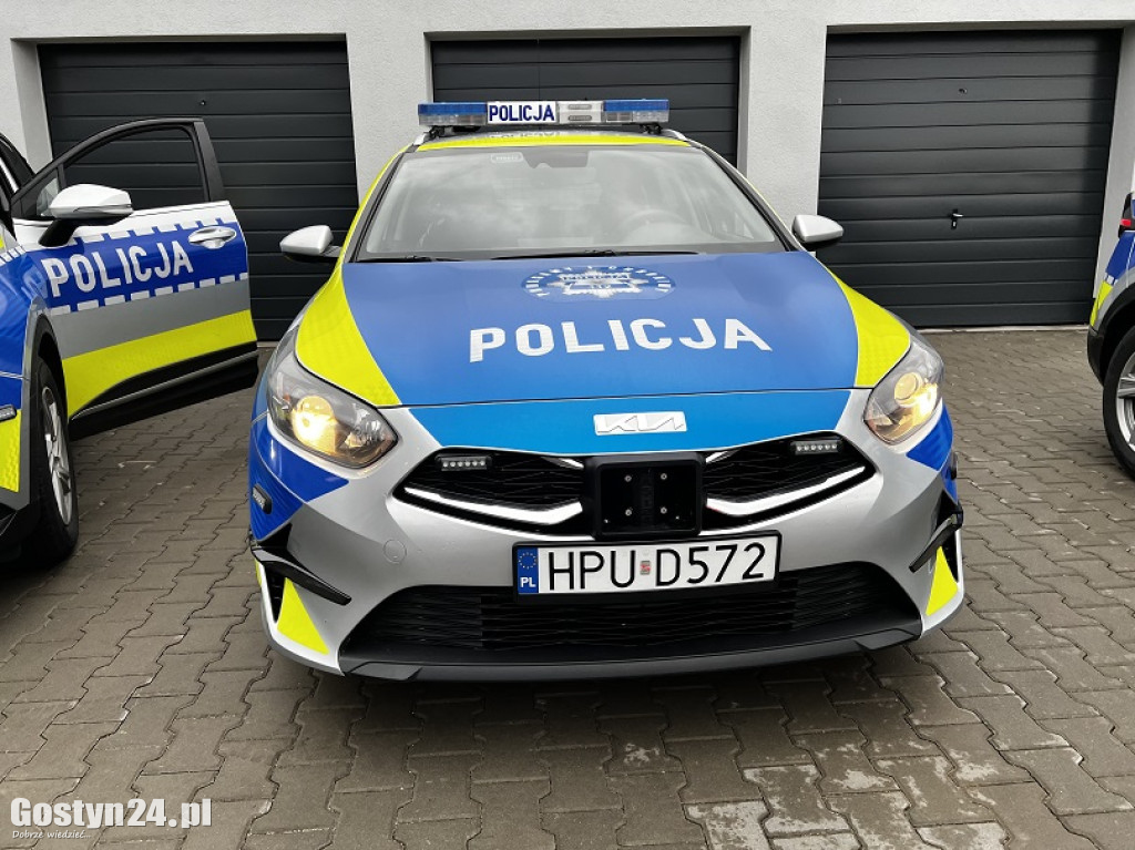 Nowe radiowozy w KPP Gostyń