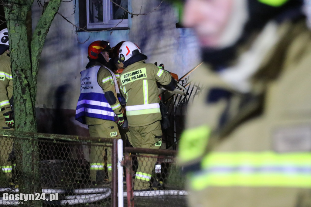 Pożar w domu jednorodzinnym w Bodzewku Drugim