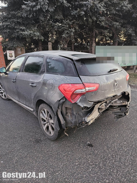 Kolizja spowodowana przez pijanego kierowcę