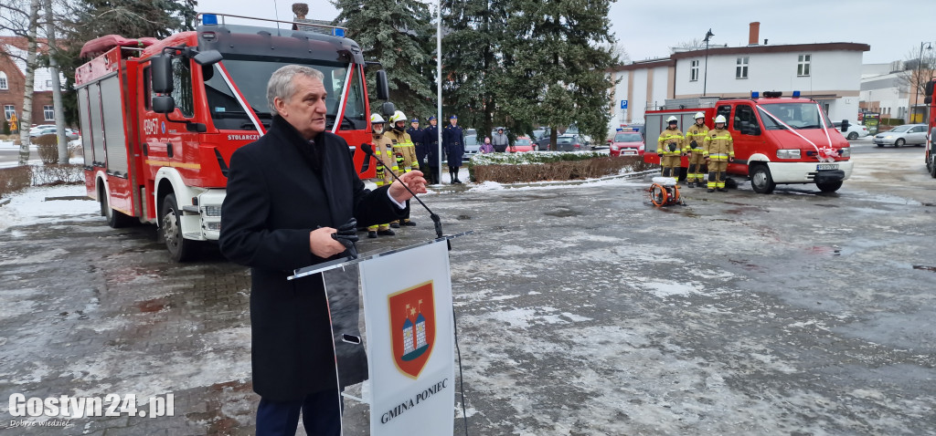 Przekazanie samochodów dla OSP Poniec i OSP Godurowo