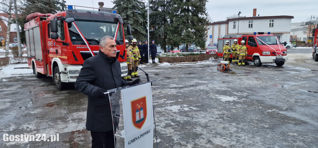 Przekazanie samochodów dla OSP Poniec i OSP Godurowo