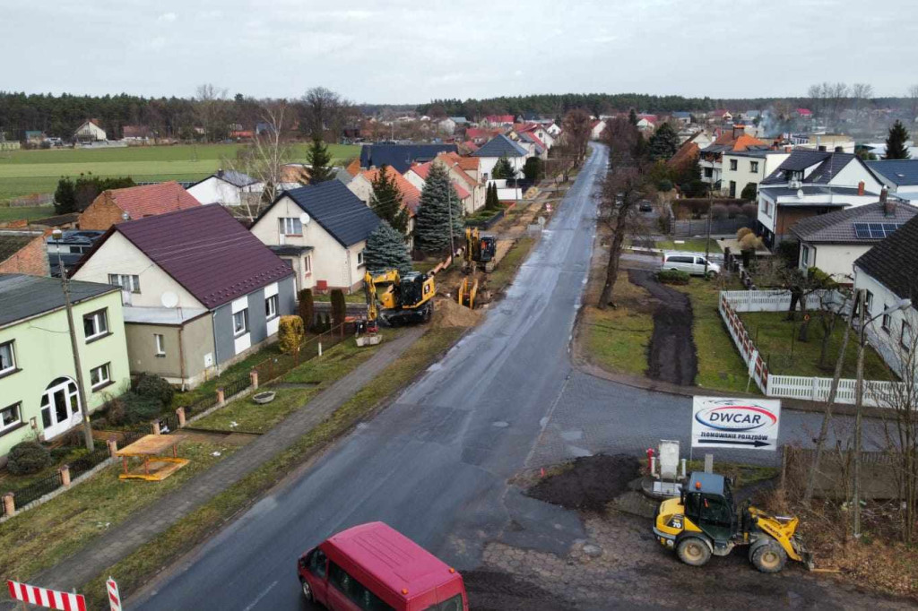 Remont ul. Gostyńska Szosa w Poniecu