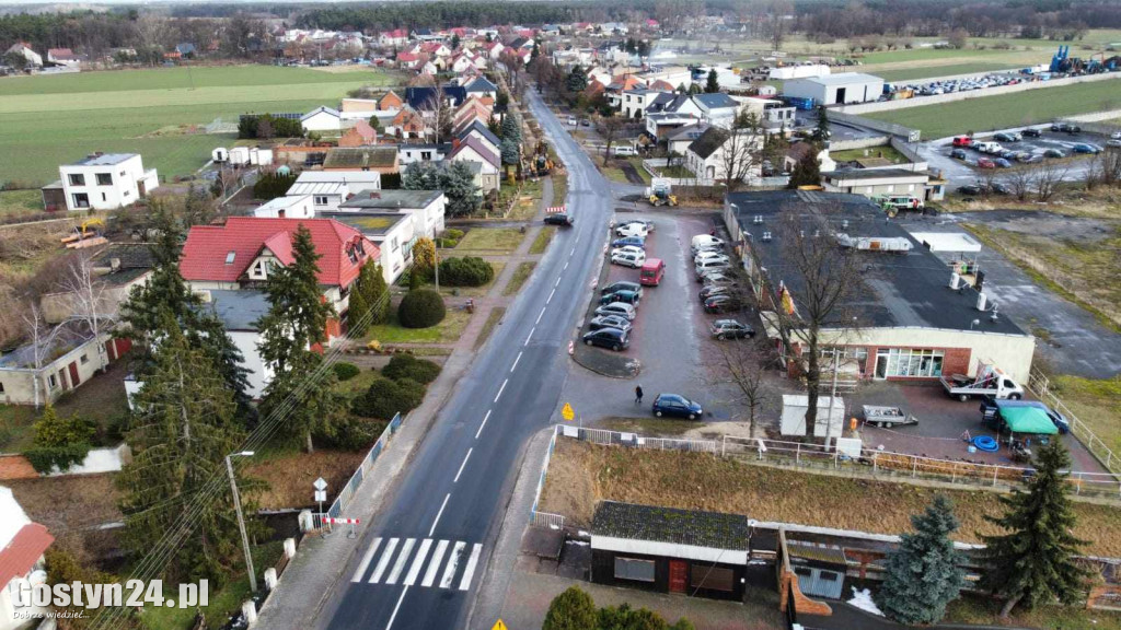 Remont ul. Gostyńska Szosa w Poniecu