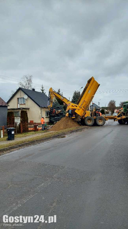 Remont ul. Gostyńska Szosa w Poniecu