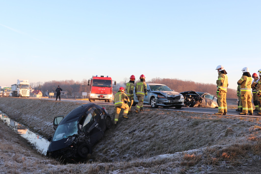 Wypadek na drodze wojewódzkiej 434 Gostyń-Kunowo