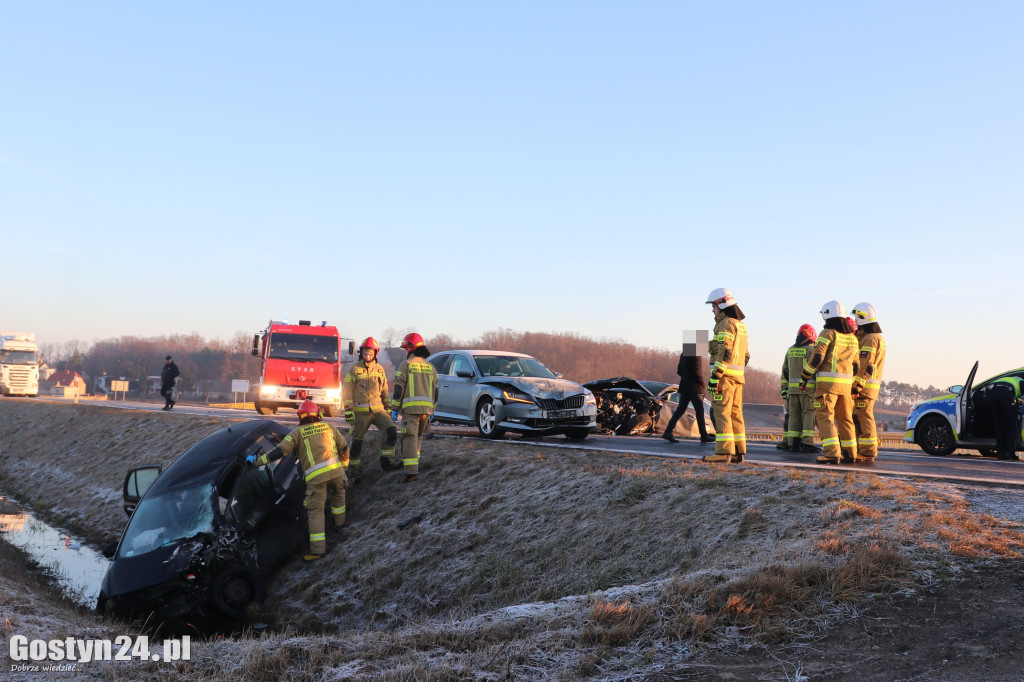 Wypadek na drodze wojewódzkiej 434 Gostyń-Kunowo