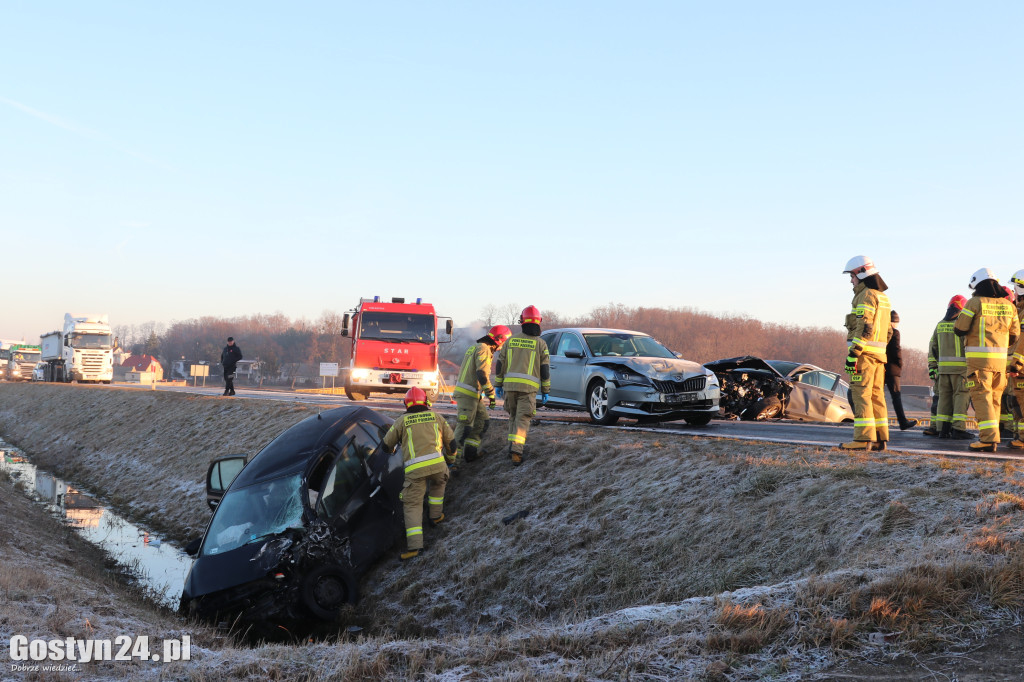 Wypadek na drodze wojewódzkiej 434 Gostyń-Kunowo