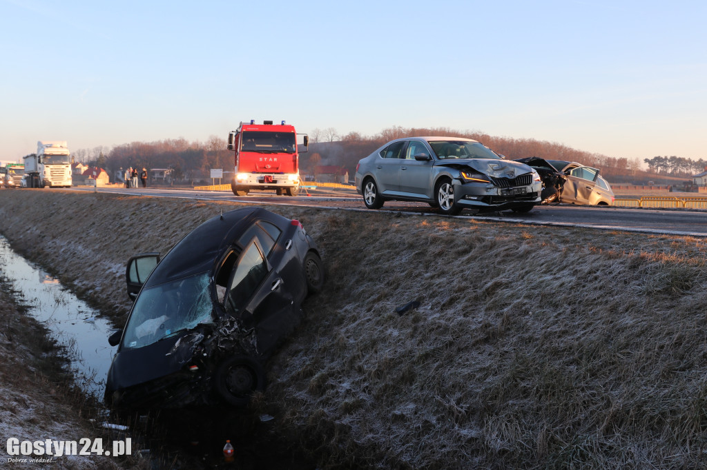 Wypadek na drodze wojewódzkiej 434 Gostyń-Kunowo