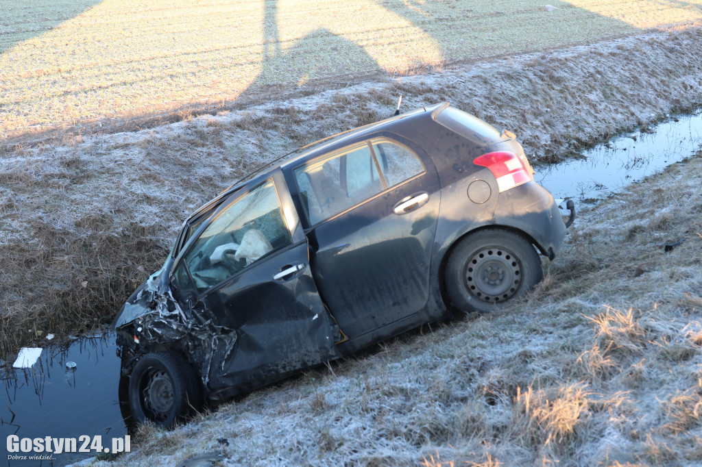 Wypadek na drodze wojewódzkiej 434 Gostyń-Kunowo