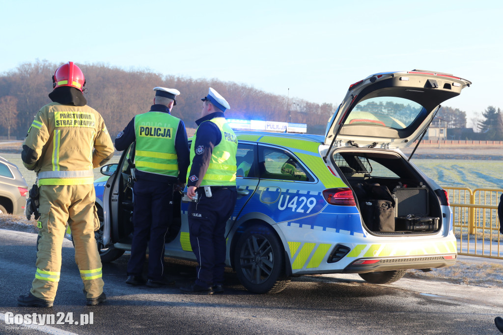Wypadek na drodze wojewódzkiej 434 Gostyń-Kunowo