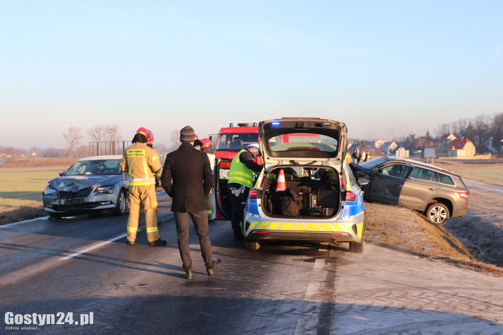 Wypadek na drodze wojewódzkiej 434 Gostyń-Kunowo