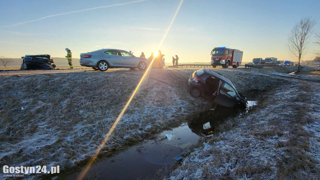 Wypadek na drodze wojewódzkiej 434 Gostyń-Kunowo