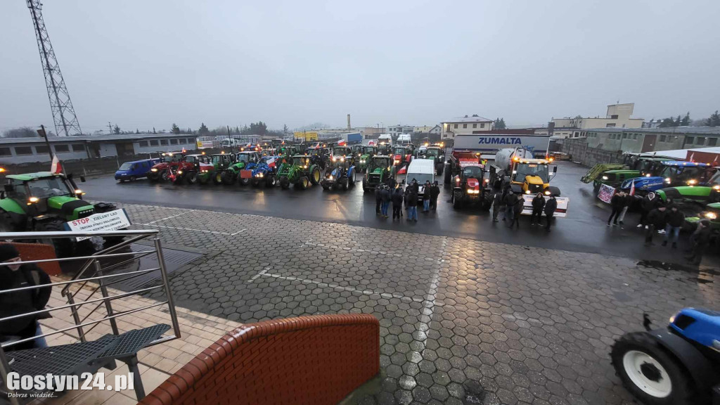 Rolnicy z powiatu gostyńskiego również protestują