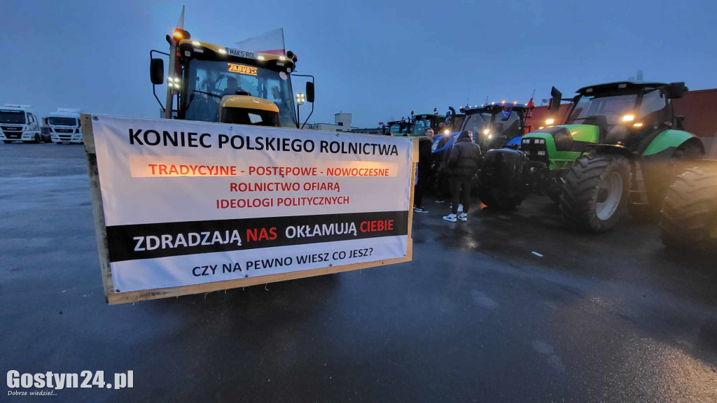 Rolnicy z powiatu gostyńskiego również protestują