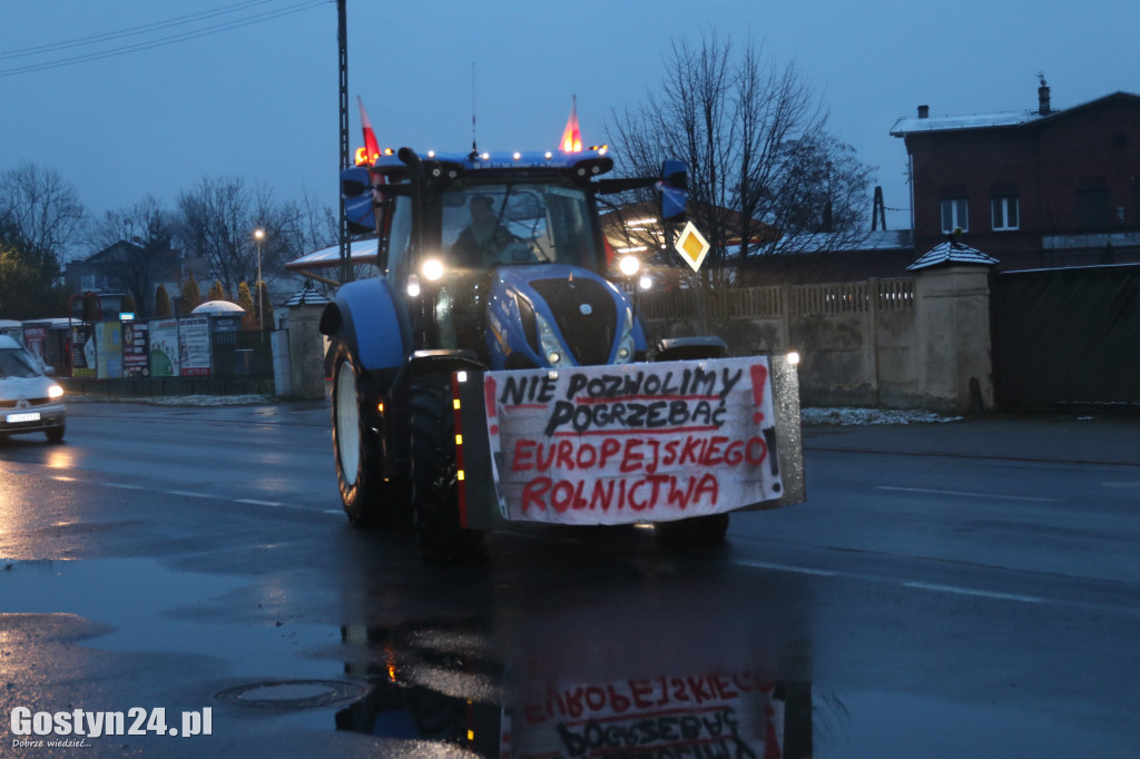 Rolnicy z powiatu gostyńskiego również protestują