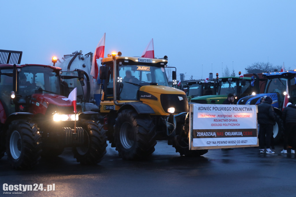 Rolnicy z powiatu gostyńskiego również protestują