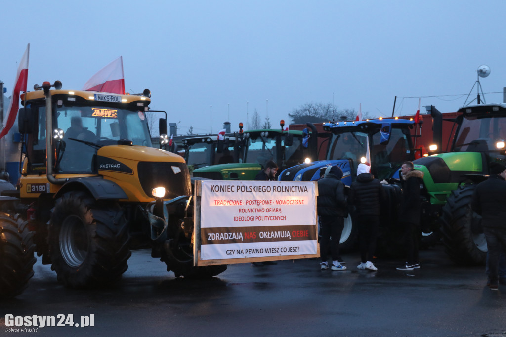 Rolnicy z powiatu gostyńskiego również protestują