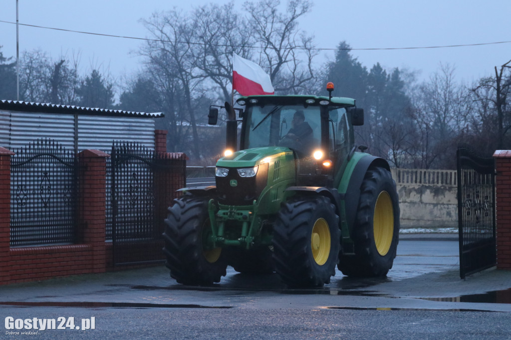 Rolnicy z powiatu gostyńskiego również protestują