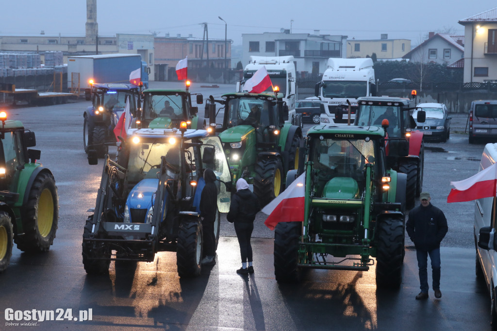 Rolnicy z powiatu gostyńskiego również protestują