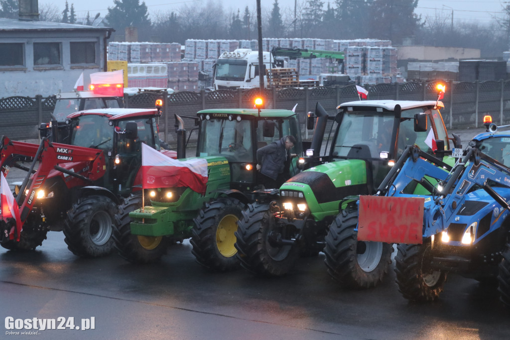 Rolnicy z powiatu gostyńskiego również protestują