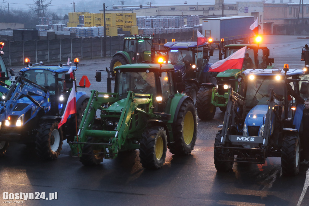 Rolnicy z powiatu gostyńskiego również protestują