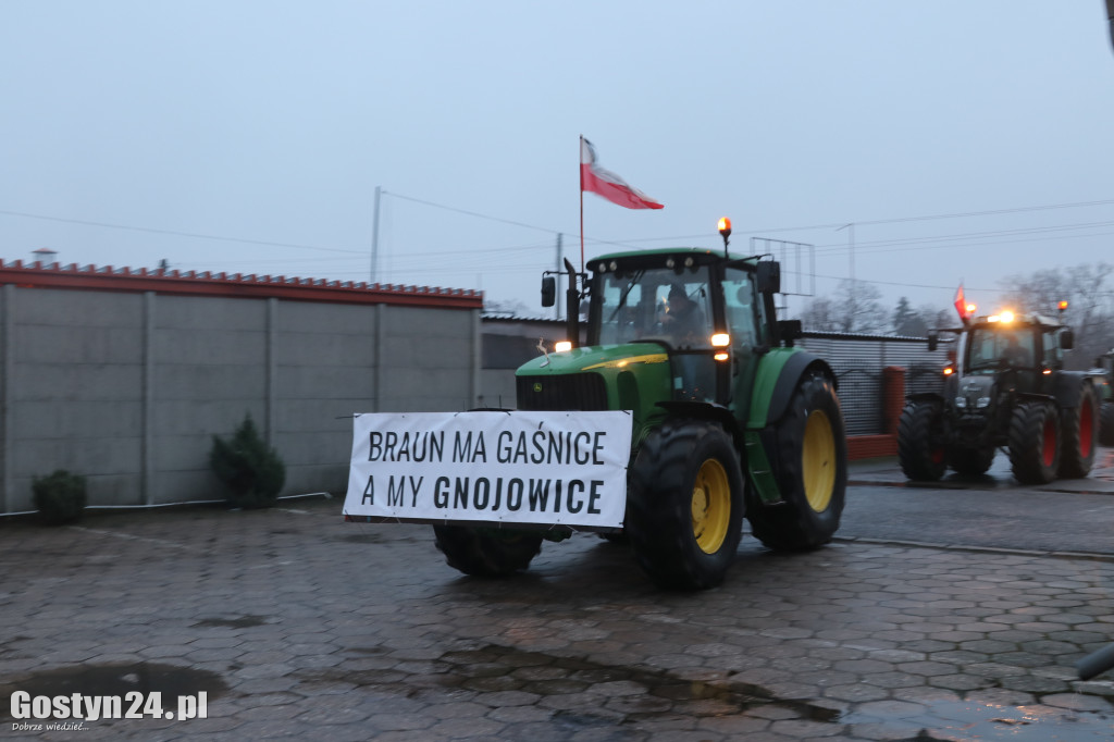 Rolnicy z powiatu gostyńskiego również protestują