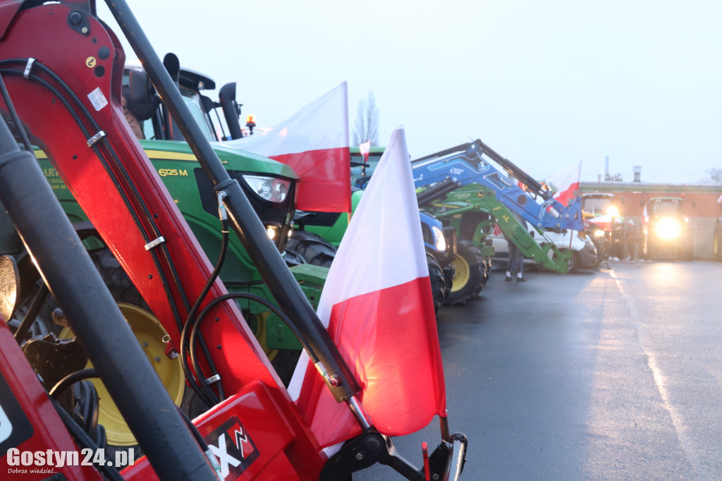 Rolnicy z powiatu gostyńskiego również protestują