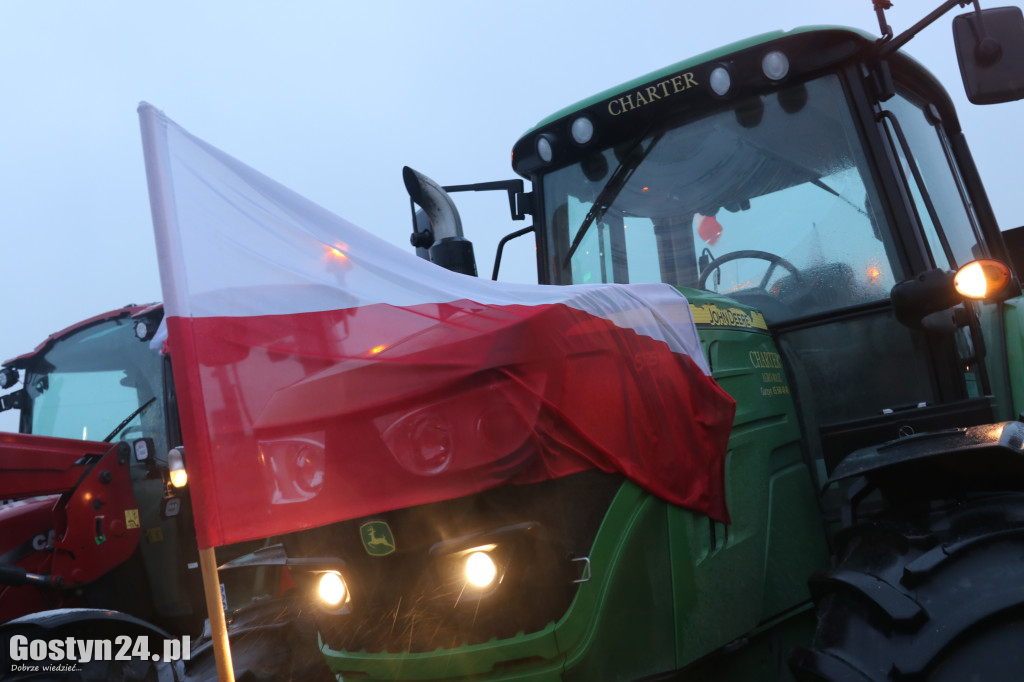 Rolnicy z powiatu gostyńskiego również protestują