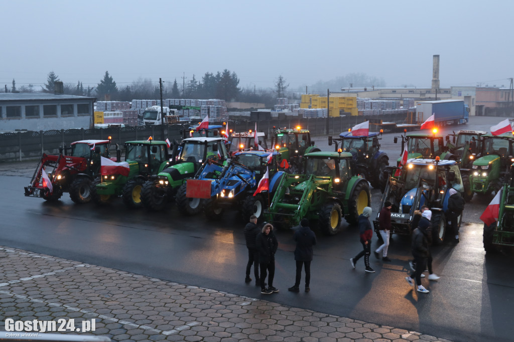 Rolnicy z powiatu gostyńskiego również protestują