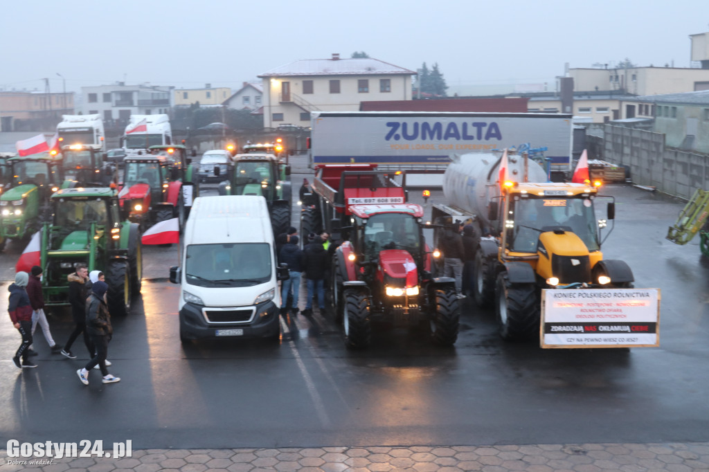 Rolnicy z powiatu gostyńskiego również protestują