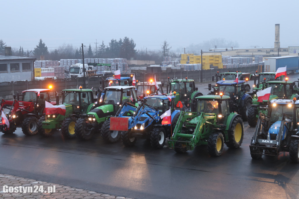 Rolnicy z powiatu gostyńskiego również protestują