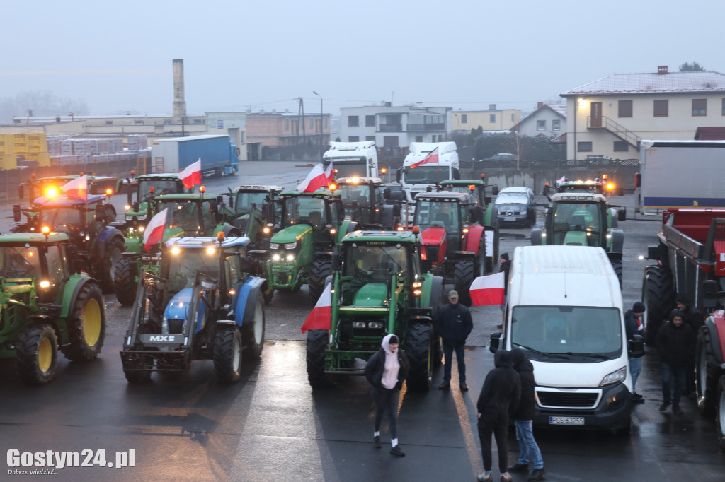 Rolnicy z powiatu gostyńskiego również protestują