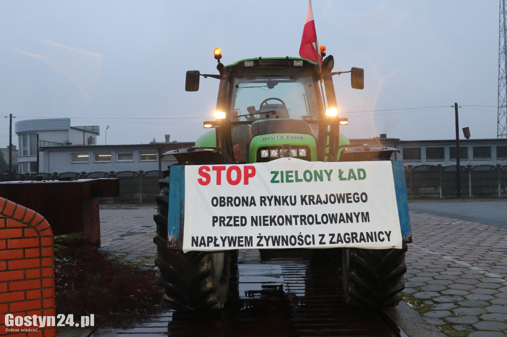 Rolnicy z powiatu gostyńskiego również protestują