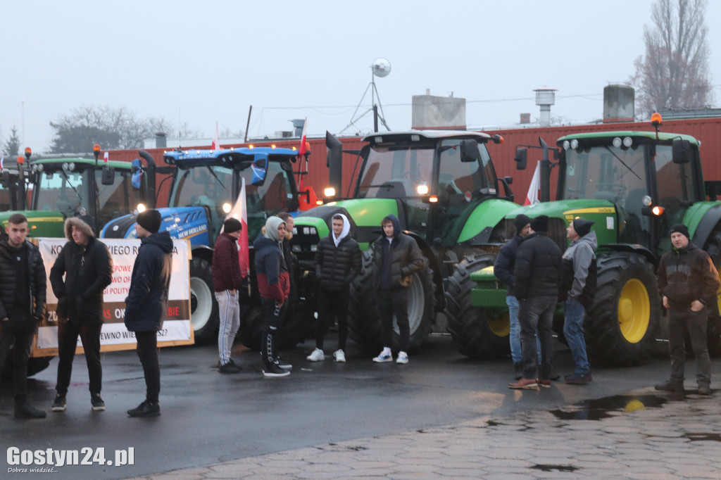 Rolnicy z powiatu gostyńskiego również protestują