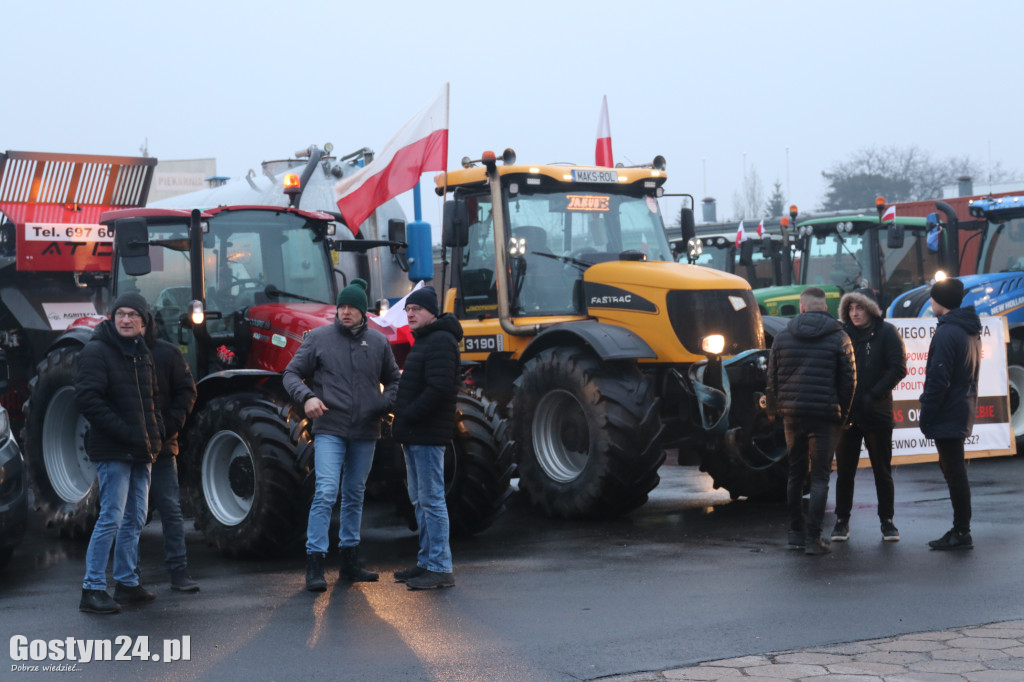 Rolnicy z powiatu gostyńskiego również protestują