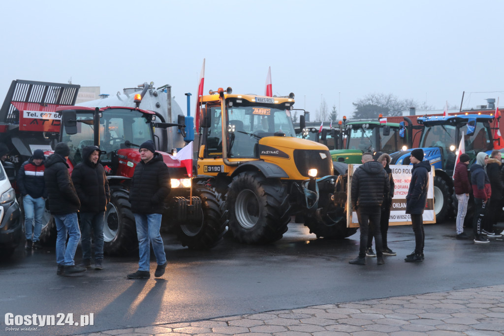 Rolnicy z powiatu gostyńskiego również protestują