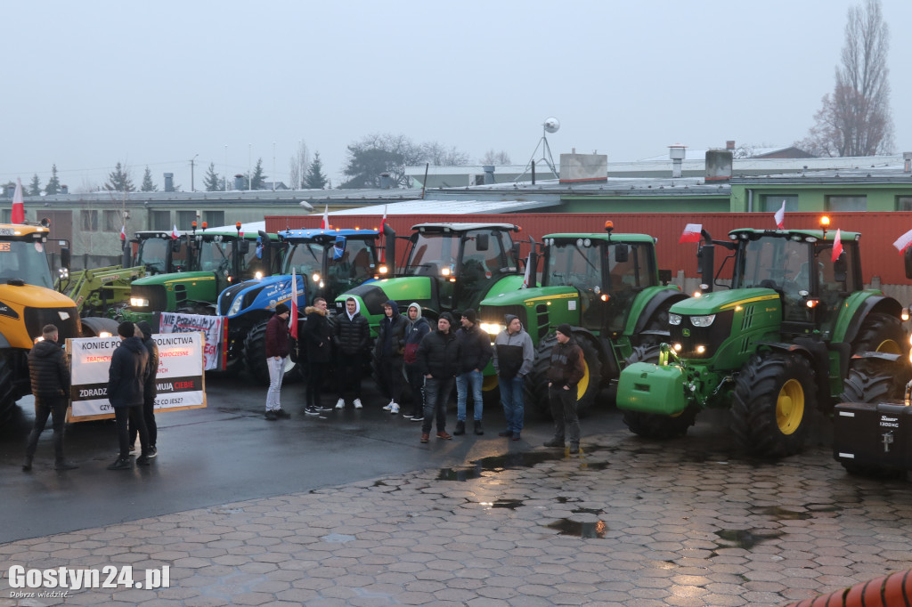 Rolnicy z powiatu gostyńskiego również protestują