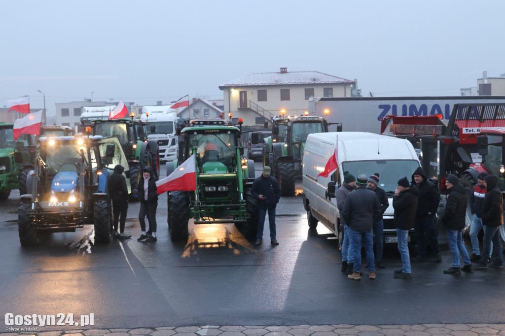 Rolnicy z powiatu gostyńskiego również protestują