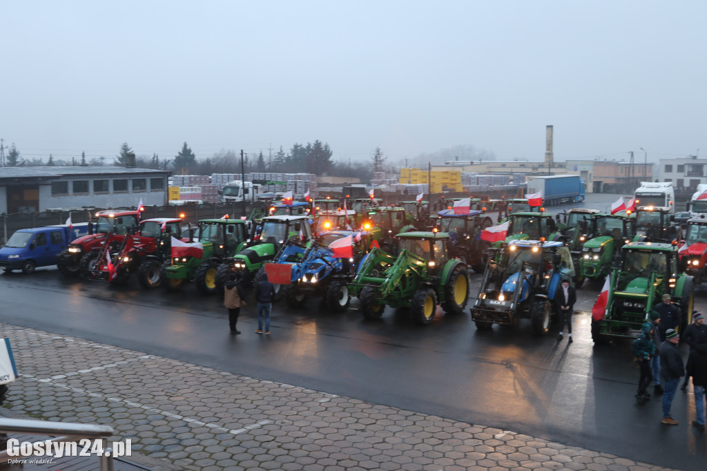 Rolnicy z powiatu gostyńskiego również protestują