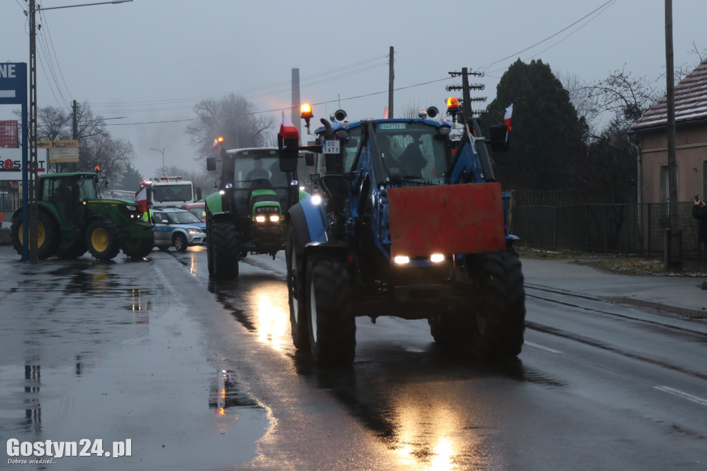 Rolnicy z powiatu gostyńskiego również protestują