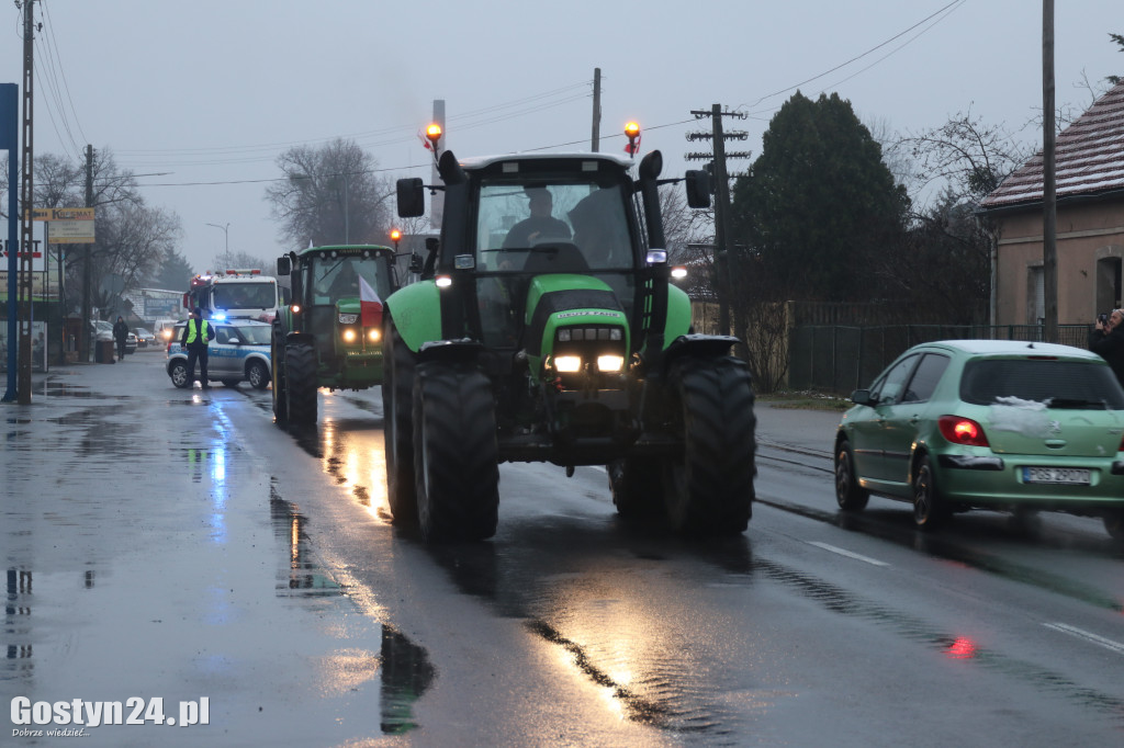 Rolnicy z powiatu gostyńskiego również protestują