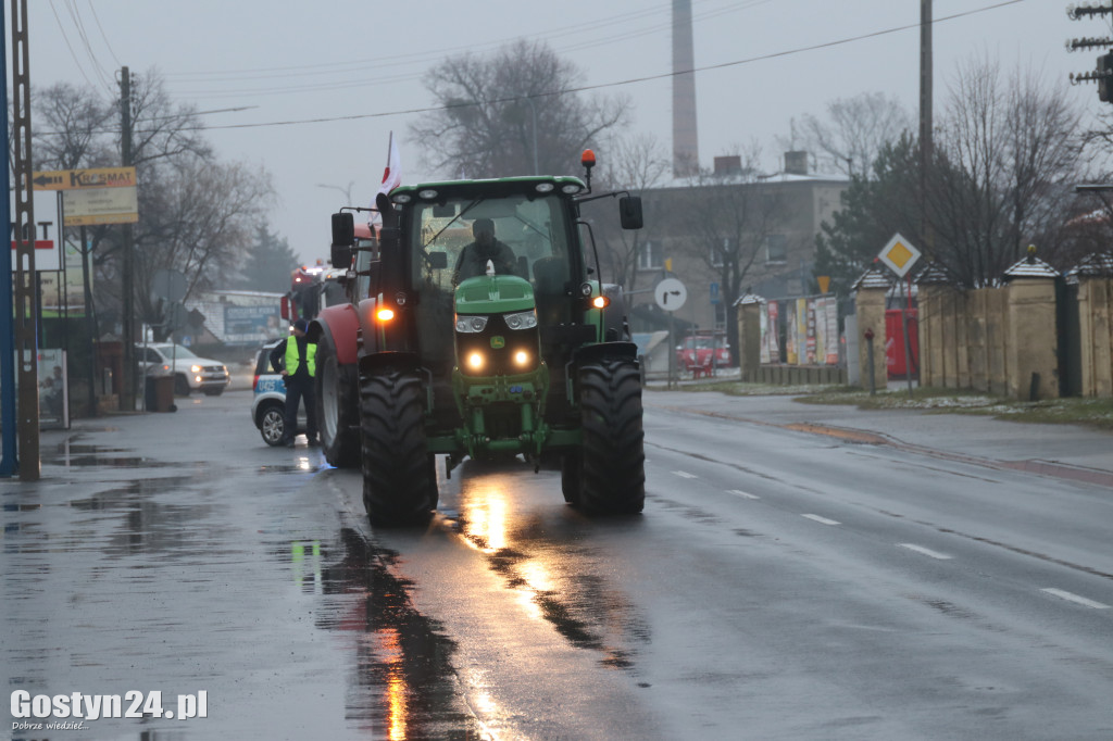 Rolnicy z powiatu gostyńskiego również protestują