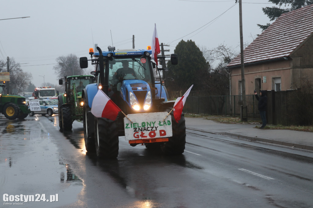 Rolnicy z powiatu gostyńskiego również protestują