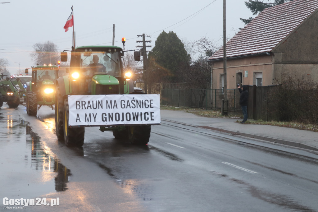 Rolnicy z powiatu gostyńskiego również protestują